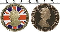Продать Монеты Гибралтар 1 крона 2015 Позолота