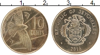 Продать Монеты Сейшелы 10 центов 2016 Латунь