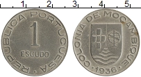 Продать Монеты Мозамбик 1 эскудо 1936 Медно-никель