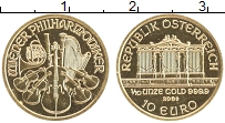 Продать Монеты Австрия 10 евро 2002 Золото