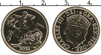 Продать Монеты Великобритания 1 соверен 2023 Золото