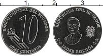 Продать Монеты Эквадор 10 сентаво 2023 Медно-никель