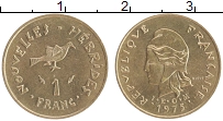 Продать Монеты Новые Гебриды 1 франк 1970 Латунь