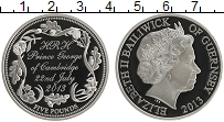 Продать Монеты Гернси 5 фунтов 2013 Серебро