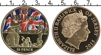 Продать Монеты Остров Джерси 50 пенсов 2015 Позолота