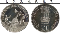 Продать Монеты Индия 20 рупий 1986 Серебро