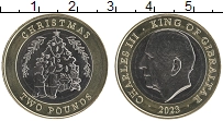 Продать Монеты Гибралтар 2 фунта 2023 Биметалл