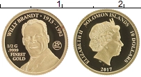 Продать Монеты Соломоновы острова 10 долларов 2017 Золото