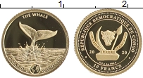 Продать Монеты Конго 10 франков 2020 Золото