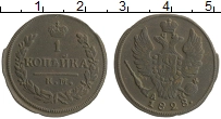 Продать Монеты 1825 – 1855 Николай I 1 копейка 1828 Медь