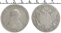 Продать Монеты 1762 – 1762 Петр III Федорович 1 рубль 1762 Серебро