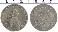 Продать Монеты 1762 – 1796 Екатерина II 1 рубль 1762 Серебро