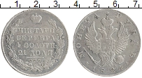 Продать Монеты 1801 – 1825 Александр I 1 рубль 1824 Серебро