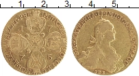 Продать Монеты 1762 – 1796 Екатерина II 10 рублей 1775 Золото