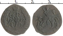 Продать Монеты 1762 – 1796 Екатерина II 1 полушка 1793 Медь