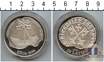 Продать Монеты Латвия 10 лат 1995 Серебро