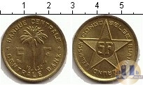 Продать Монеты Конго 5 франков 1952 