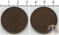 Продать Монеты Португалия 10 рейс 1865 Медь