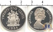 Продать Монеты Бермудские острова 25 центов 1984 Серебро