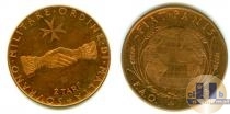 Продать Монеты Мальтийский орден 9 тари 1968 Бронза