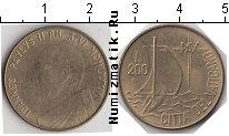Продать Монеты Ватикан 200 лир 1984 