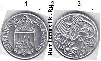 Продать Монеты Сан-Марино 2 лиры 1973 Алюминий