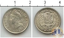 Продать Монеты Доминиканская республика 10 сентаво 1963 Серебро