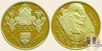 Продать Монеты Словакия 5000 крон 2006 Золото