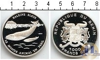 Продать Монеты Бенин 1000 франков 2004 Серебро