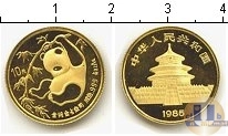 Продать Монеты Китай 10 юаней 1985 Золото