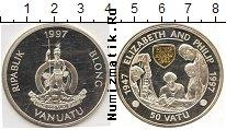 Продать Монеты Вануату 50 вату 1997 Серебро