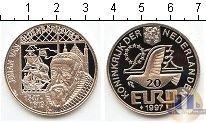 Продать Монеты Нидерланды 20 евро 1997 Серебро