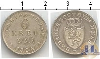 Продать Монеты Гессен-Дармштадт 6 крейцеров 1834 Серебро