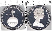 Продать Монеты Каймановы острова 25 долларов 1978 Серебро