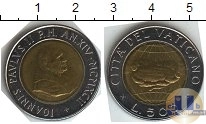 Продать Монеты Ватикан 500 лир 2002 Биметалл