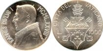 Продать Подарочные монеты Ватикан 1000 лир 1978 Серебро