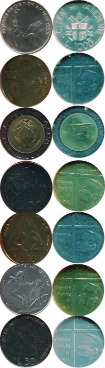 Продать Подарочные монеты Ватикан 1983 Anno V 1983 