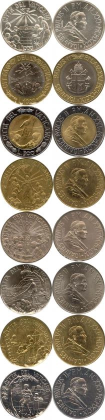 Продать Подарочные монеты Ватикан Выпуск 99 года, Anno XXI 1999 