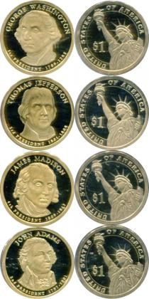 Продать Подарочные монеты США Президенты США 2007 