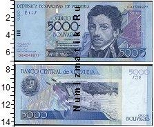 Продать Банкноты Венесуэла 5000 боливар 2004 