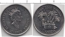 Продать Монеты Канада 25 центов 2000 Никель