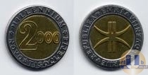 Продать Монеты Словения 3 евро 2000 Биметалл