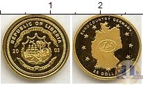 Продать Монеты Либерия 25 долларов 2003 Золото