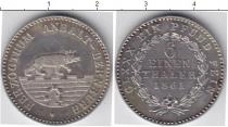 Продать Монеты Анхальт-Бембург 6 талеров 1861 Серебро