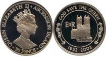 Продать Подарочные монеты Аскенсион Золотой юбилей Елизаветы 2002 Медно-никель