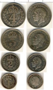 Продать Наборы монет Великобритания Маунди-сет 1933 (Благотворительный набор) 1933 Серебро