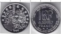 Продать Монеты Франция 1 франк 1999 Серебро