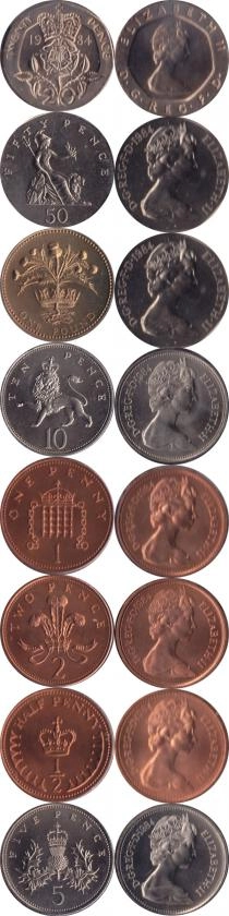 Продать Подарочные монеты Великобритания Коллекция 1984 года 1984 