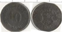 Продать Монеты Нотгельды 10 пфеннигов 1917 Цинк
