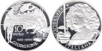 Продать Подарочные монеты Италия 500-летие Джорджоне 2010 Серебро